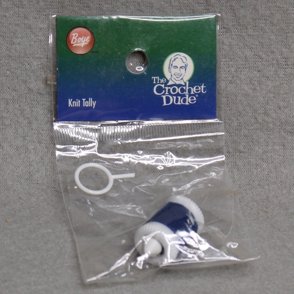 Boye The Crochet Dude Knit Tally Row Counter Blue White 3472106001WA NEW